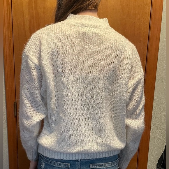 Sterling Harris Vintage White Pearl Pullover Knit Sweater Small Women’s EUC - Picture 4 of 11